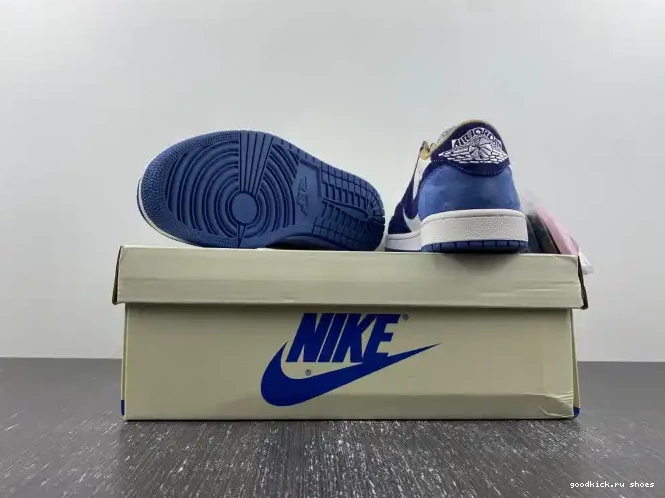 Cheap DM7866-808 TRAVIS CUSTOM JORDAN 1 X AIR SCOTT 0427